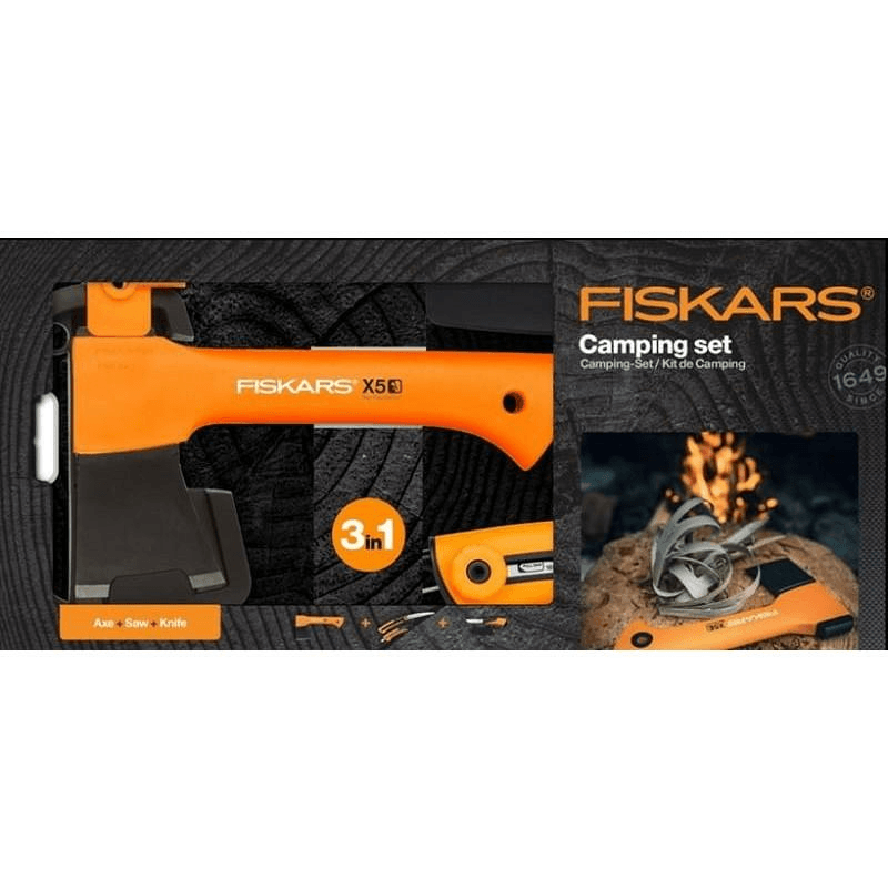 FISKARS SEKERA X5 - XXS + NÔŽ + PÍLKA