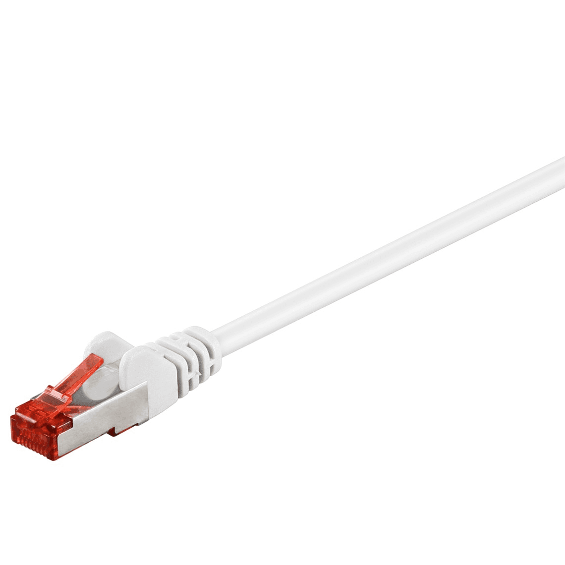 Patchcord S/FTP 6 Goobay RJ45 / RJ45 50 m biela