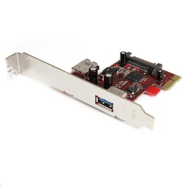 StarTech.com 2 port PCI Express SuperSpeed USB 3.0 Card karta rozhrania/adaptér USB 3.2 Gen 1 (3.1 Gen 1)