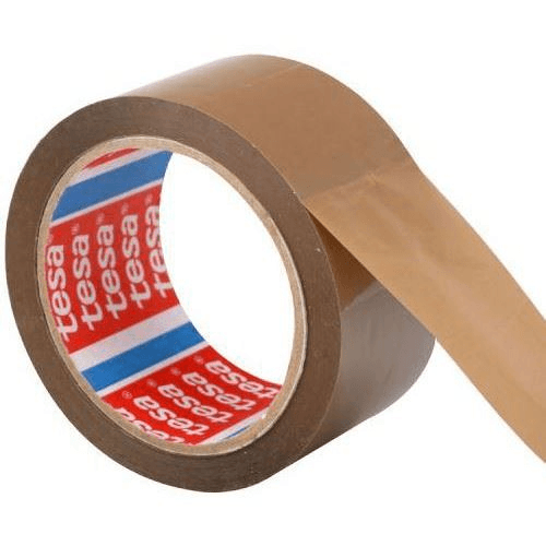 Baliaca páska Tesa hnedá, šírka 48 mm, dĺžka 66 m, 1 ks