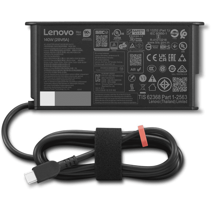 Lenovo 4X21U28818 zdroj a transformátor Vnútorný 140 W Čierna