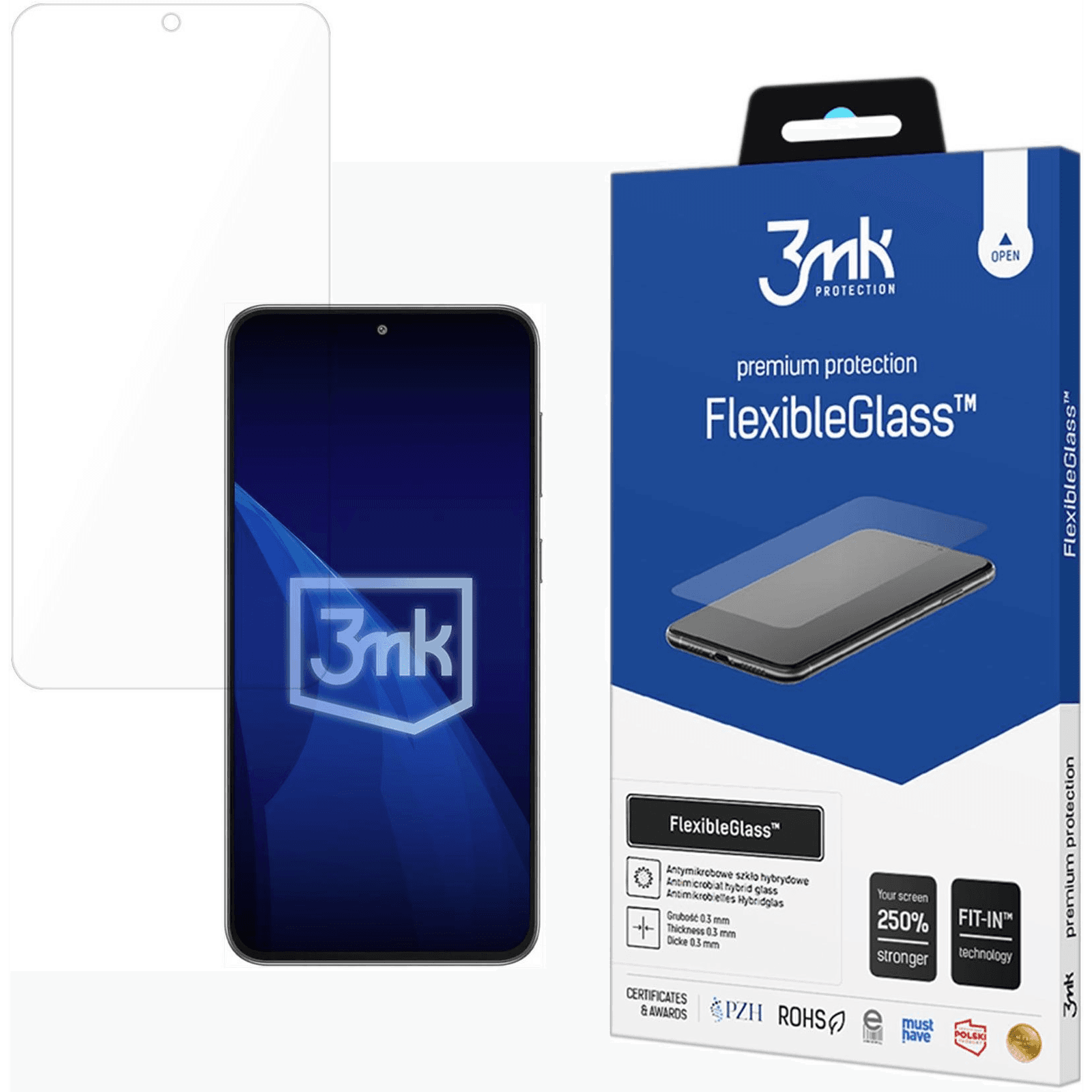 Hybridné sklo 3MK pre Samsung Galaxy M56 1 ks
