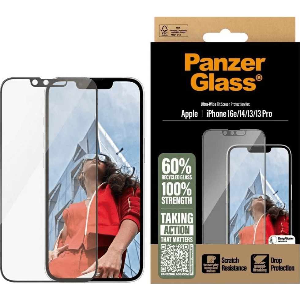 PanzerGlass PG Scrn iPhone SE 25/14/13/13 Pro UWF WA Číra ochranná fólia na displej Apple 1 kusov