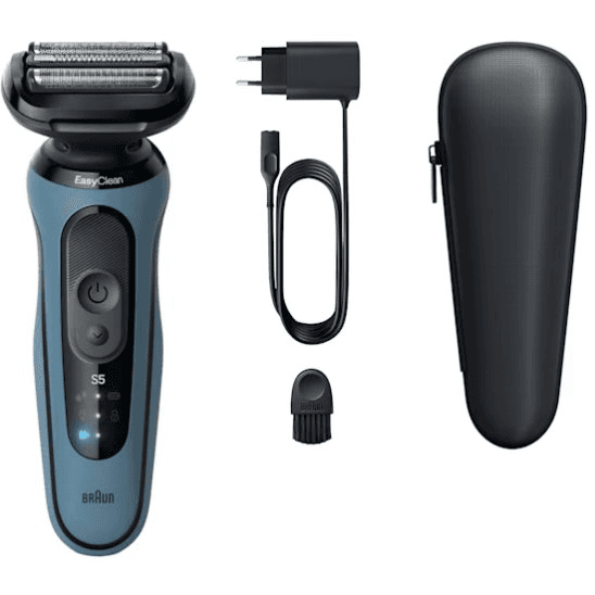 Braun Series 5 52-A1000s Planžetový holiaci strojček Modrá