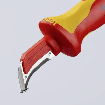 Nôž na sťahovanie izolácie s pätkou KNIPEX 98 55