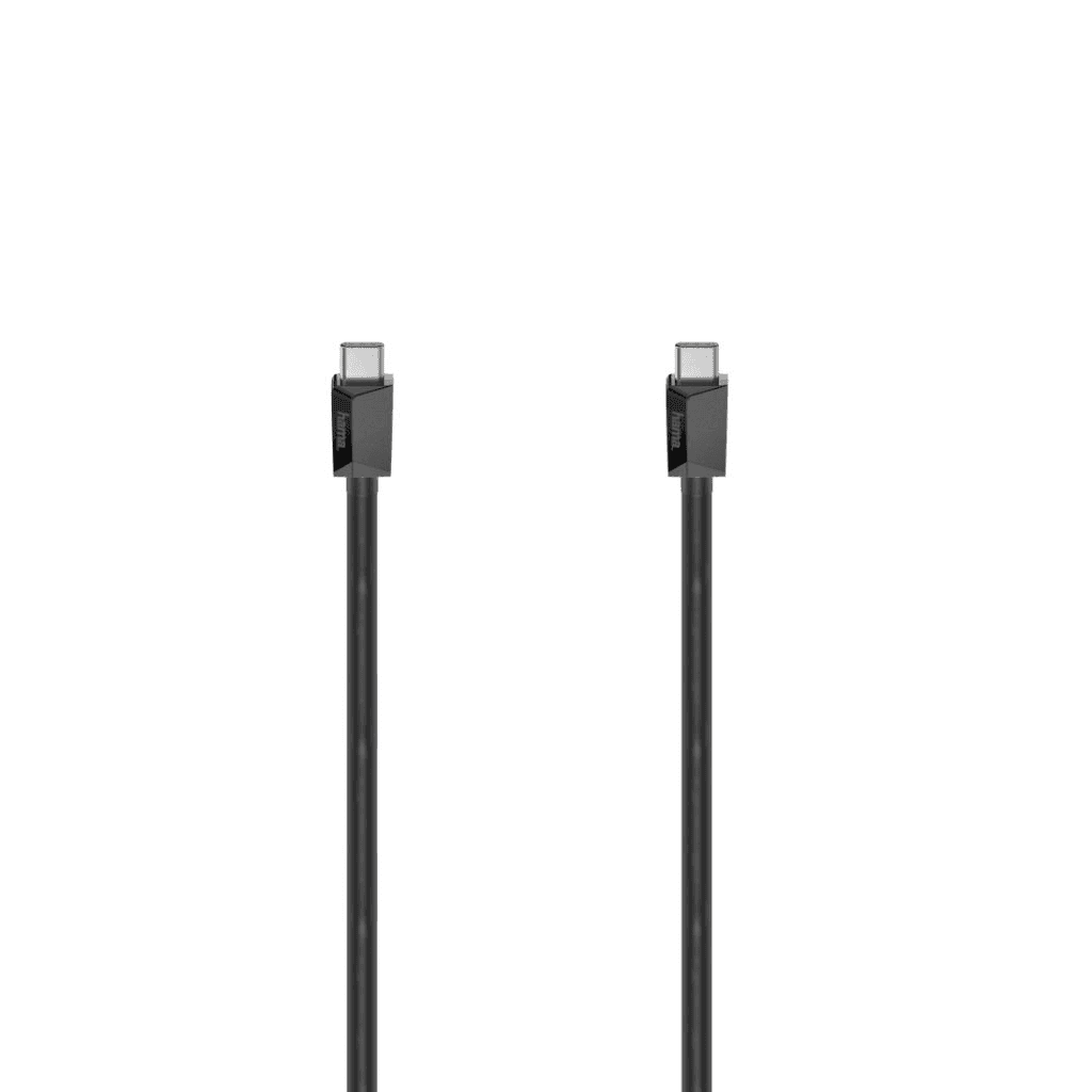Hama Full-Featured USB kábel 1 m USB 3.2 Gen 2 (3.1 Gen 2) USB C Čierna