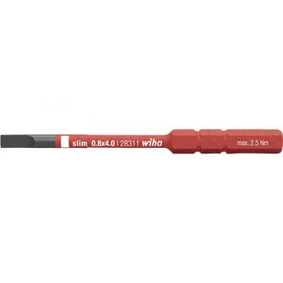 Elektrický bit Wiha slimBit plochý 6,5 mm x 75 mm 34582