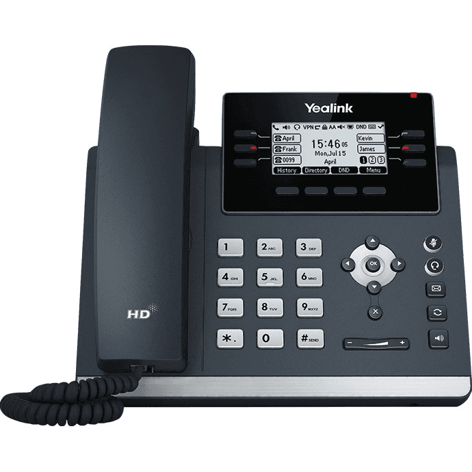 Yealink SIP T42U IP telefón Šedá LCD Wi-Fi