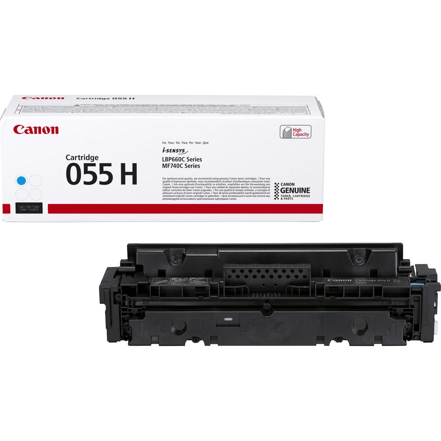 Canon 055H toner 1 kusov Originál Azúrová