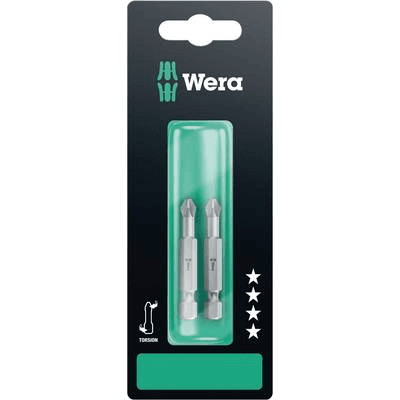 Bity PZ 1x50mm 2 kusy na blistri WERA 05134384001