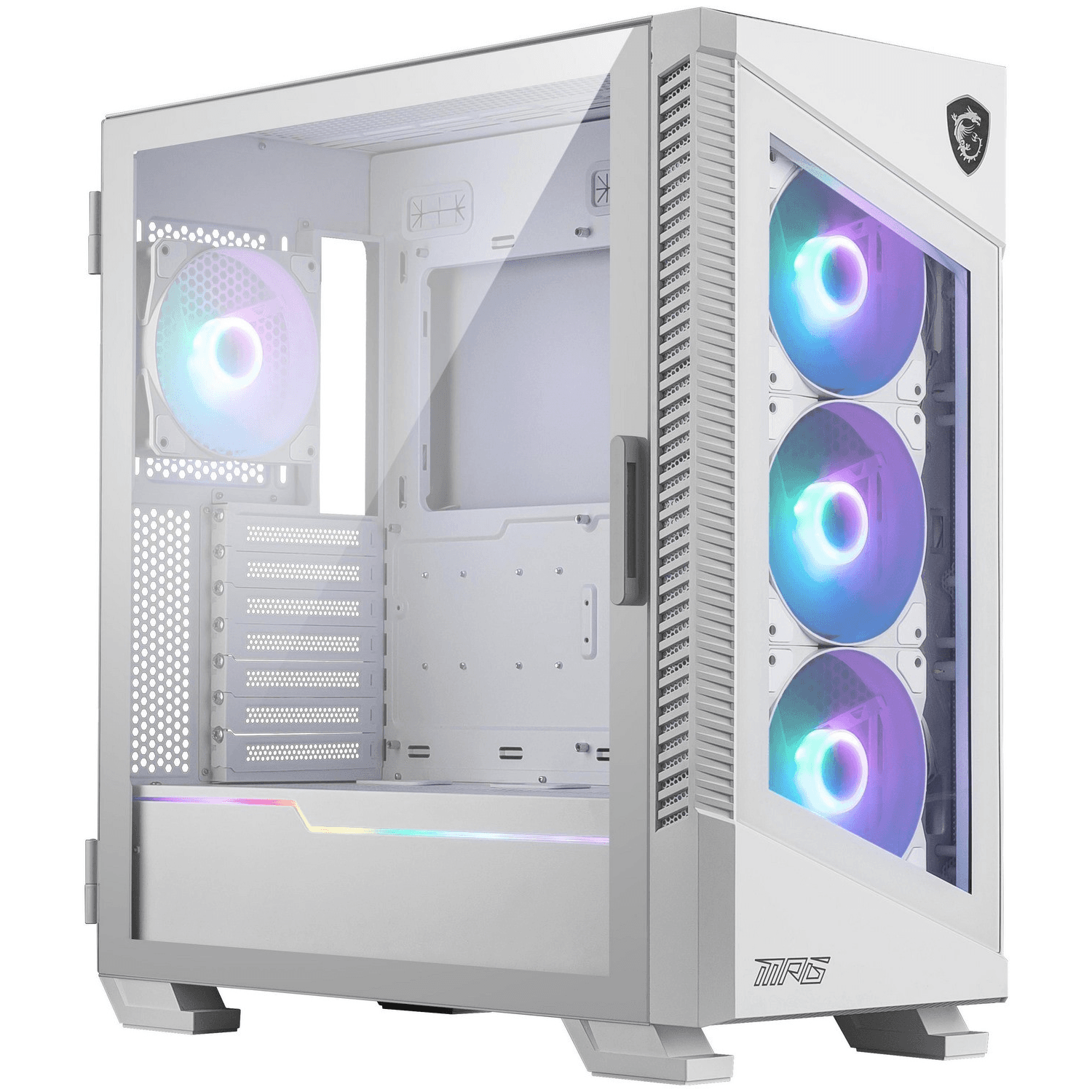 MSI MPG VELOX 100R WHITE počítačová skrinka Midi Tower Biela