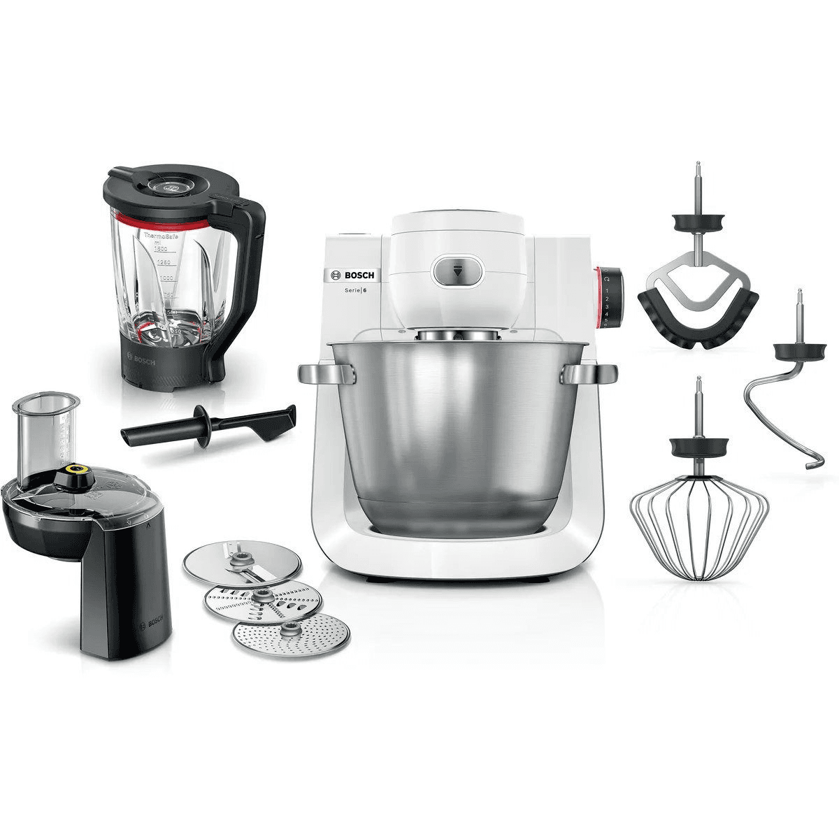 Bosch Serie 6 MUMS6EW22 kuchynský robot 1600 W 5,5 L Biela