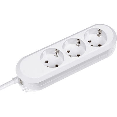 Bachmann 388.270 table socket 3xSchuko white Stro
