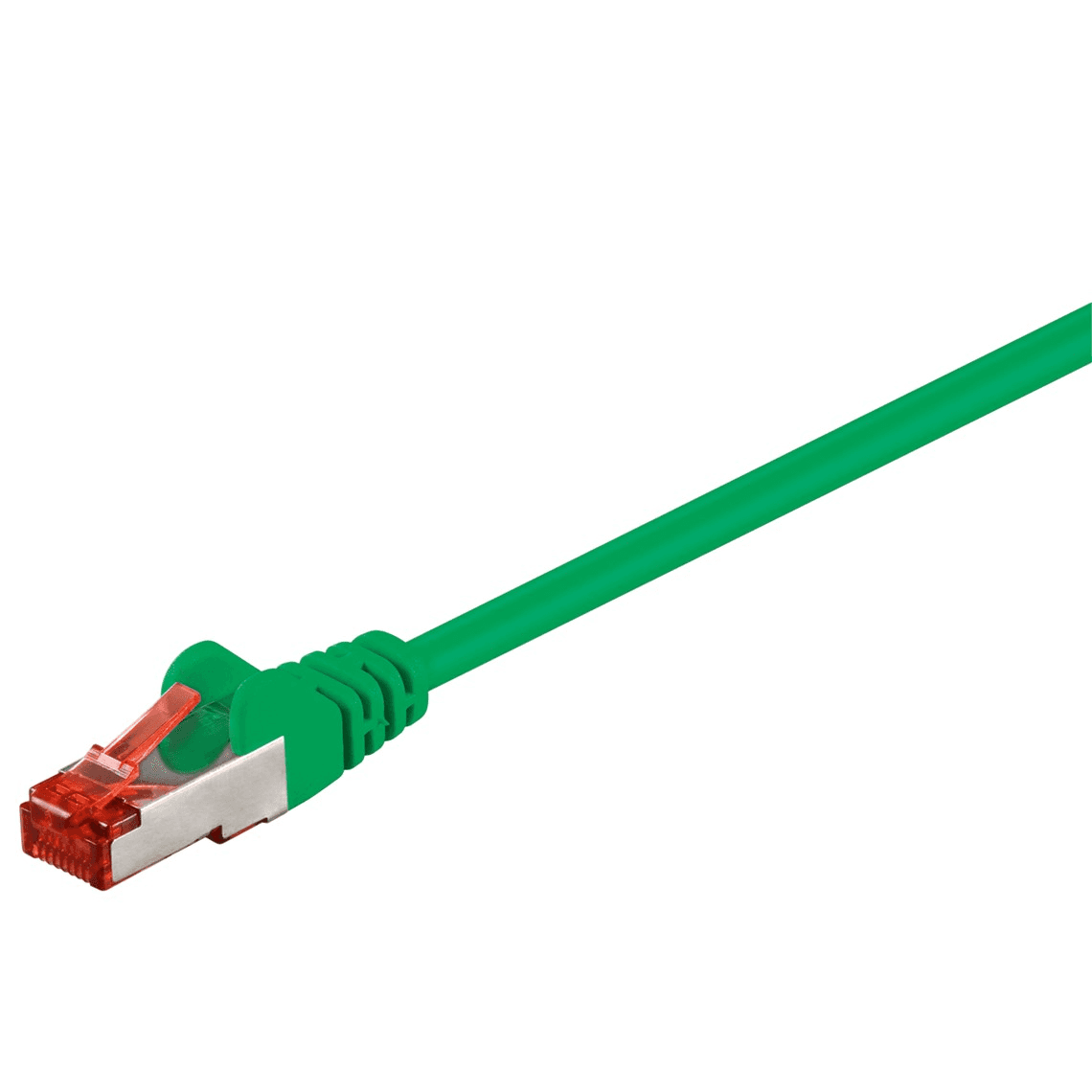 Krížový kábel patchcord CAT 6 S/FTP PiMF tienený zelený 1m Goobay HQ