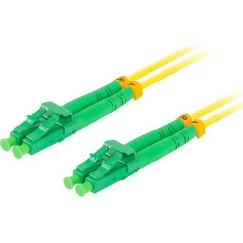 Optický patchcord Lanberg SM LC/APC-LC/APC DUPLEX 3.0 mm LSZH 1 m žltý