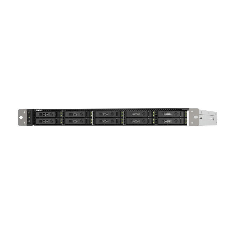 QNAP TS-h1090FU NAS Rack (1U) Ethernet / LAN pripojenie Čierna, Šedá 7232P