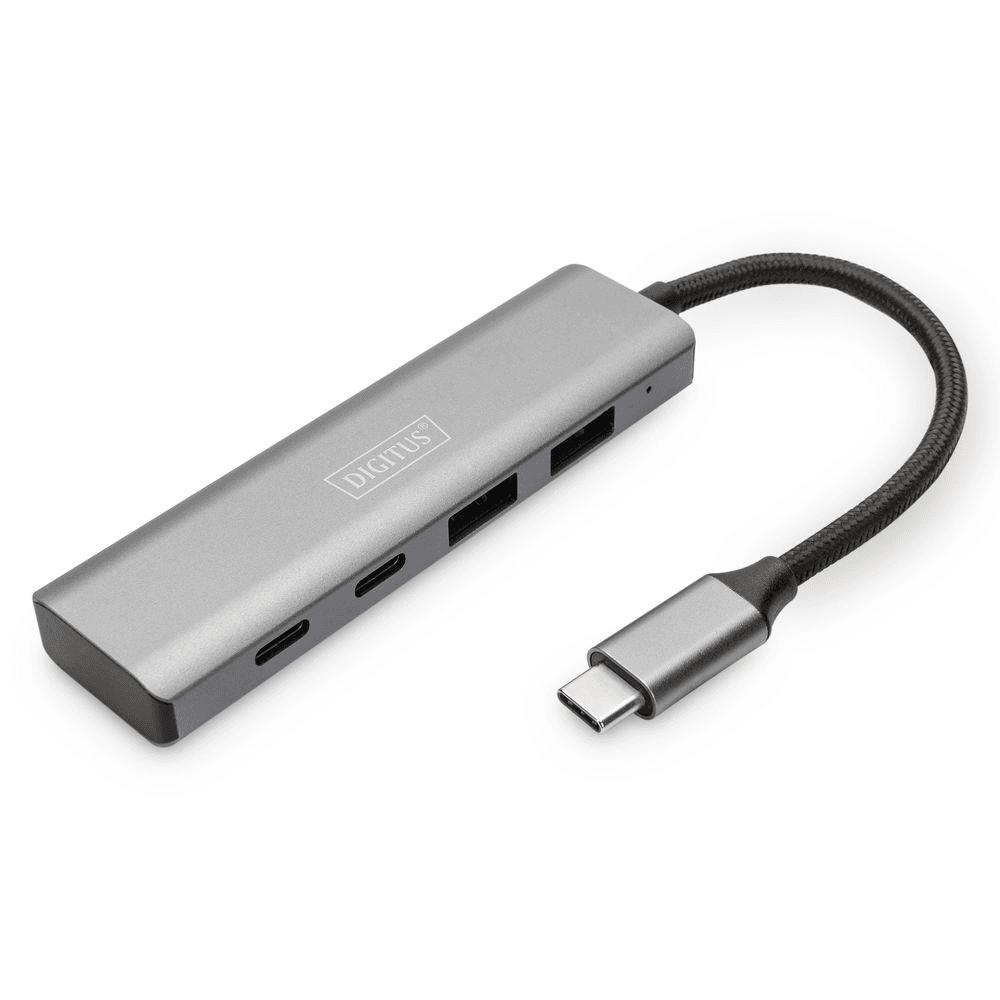 Digitus USB-C 4-portový HUB 2x USB-A 2x USB-C
