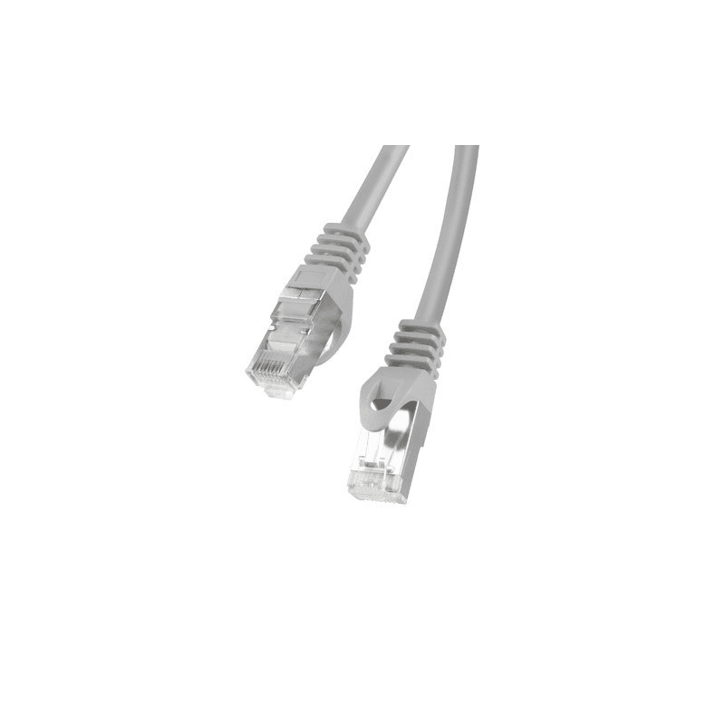 Patch kábel Lanberg F/UTP 6 RJ45 / RJ45 2 m sivý