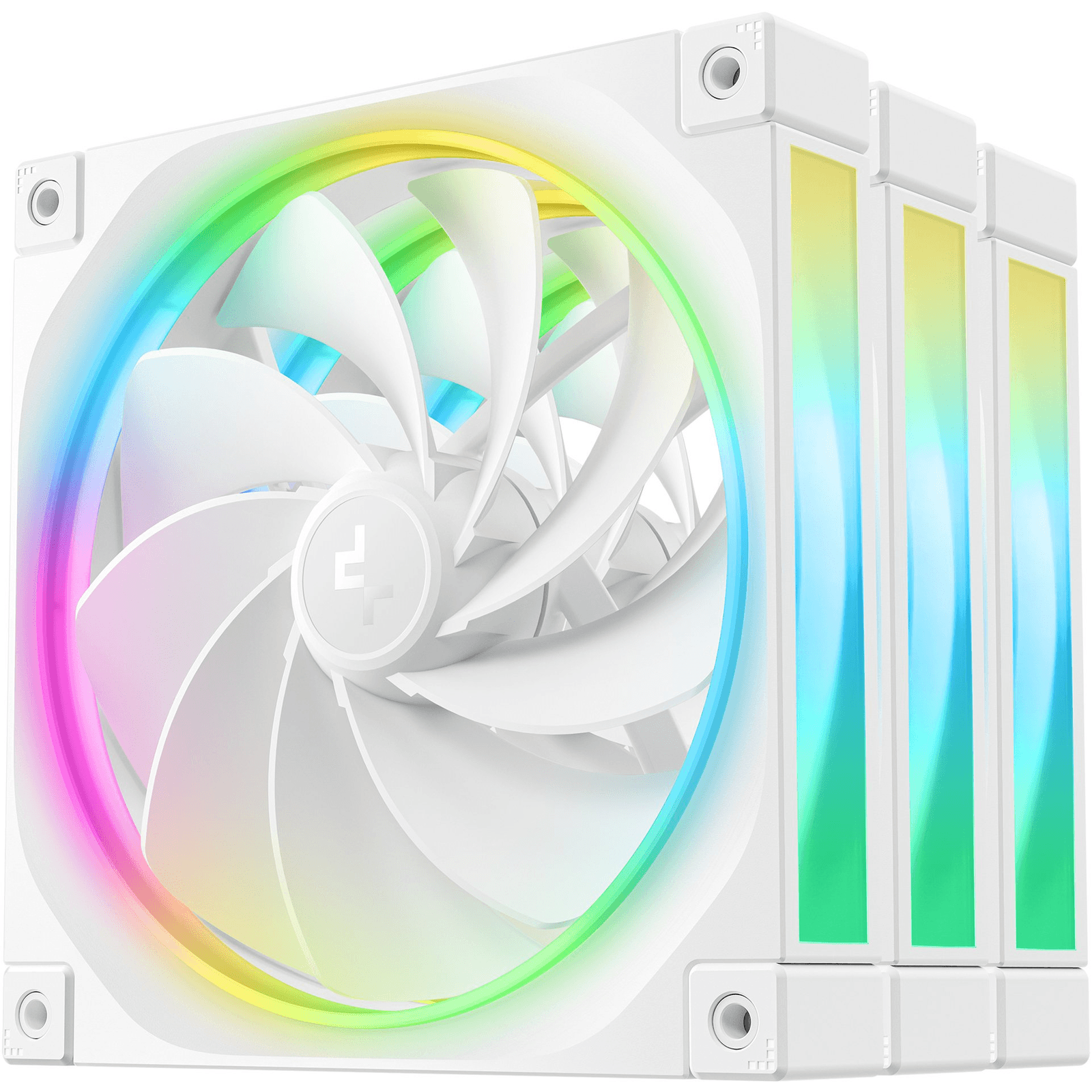DeepCool FL14R Počítačová skriňa Ventilátor 14 cm Biela 3 kusov