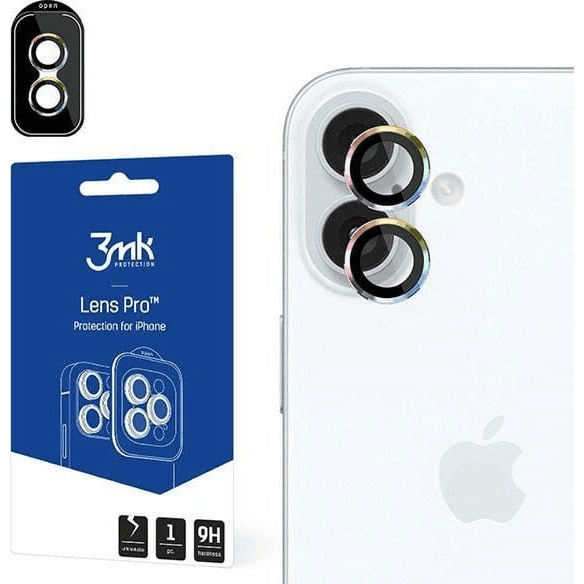 Tvrdené sklo 3MK pre Apple iPhone 16, 1 ks