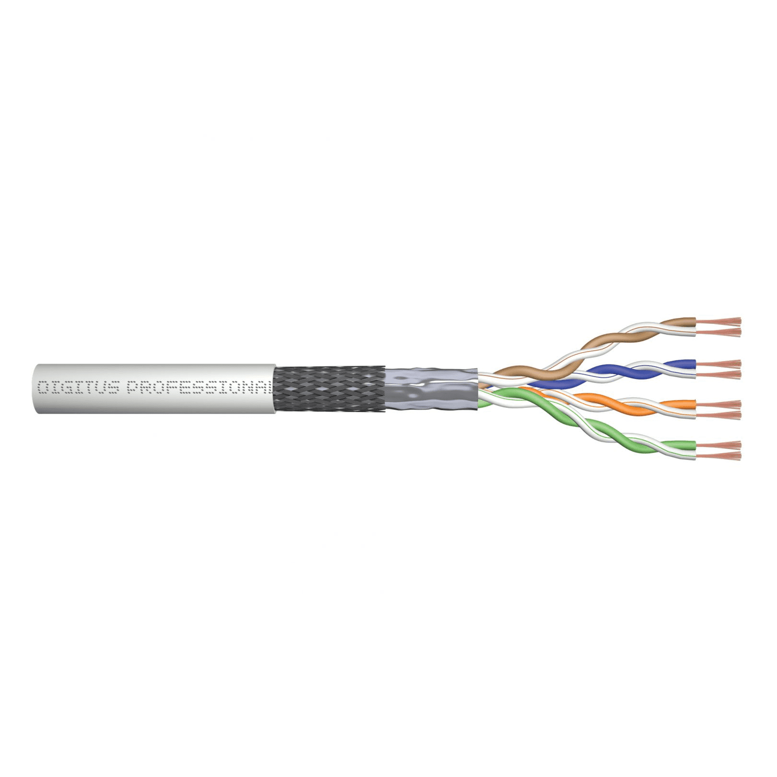 Sieťový kábel DIGITUS kat.5e SF UTP lanko AWG 26/7 PVC 305m