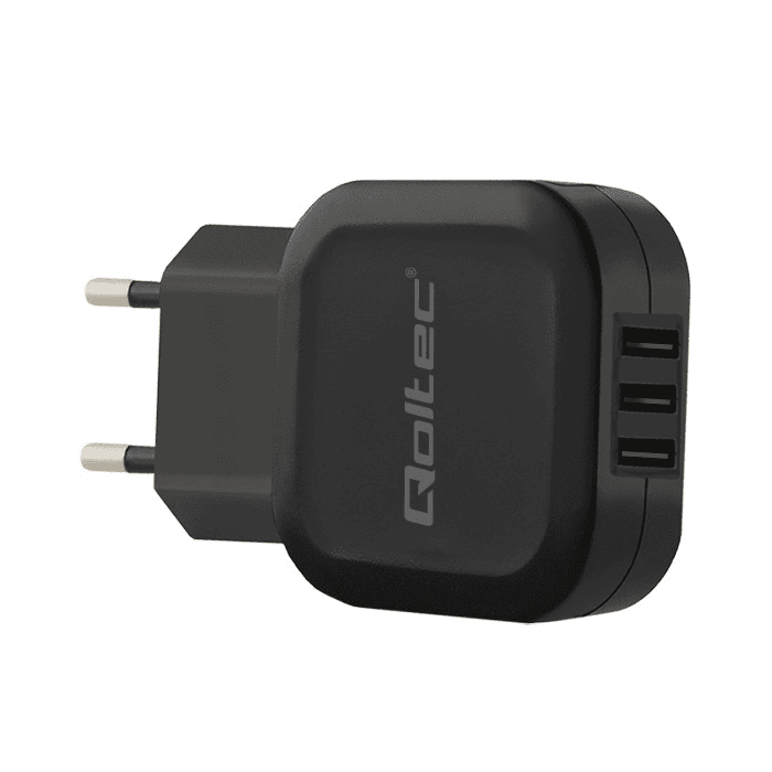 Nabíjačka sieťová Qoltec 17W 5V 3,4A 3xUSB