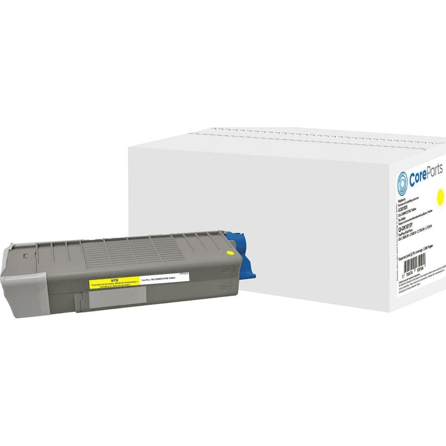 CoreParts QI-OK1015Y toner 1 kusov Kompatibilné Žltá