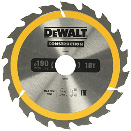 Rezný kotúč na drevo DeWalt DT1943 190x30mm
