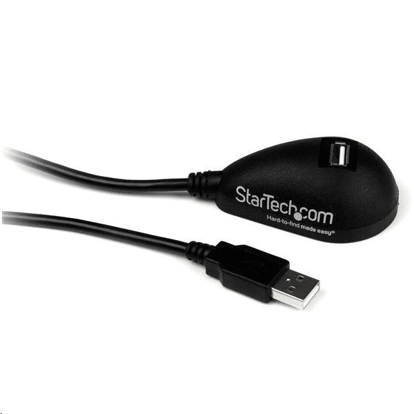StarTech.com USBEXTAA5DSK USB kábel 1,5 m USB 2.0 USB A Čierna