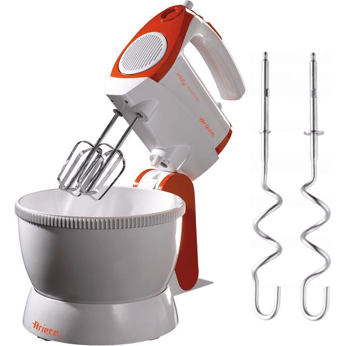 Ariete 1565/11 Stojaci mixér 300 W Oranžová, Biela