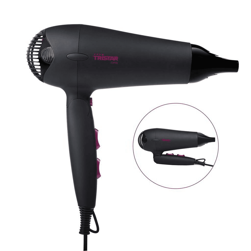 Tristar HD-2358 fén 2000 W Čierna, Fialová