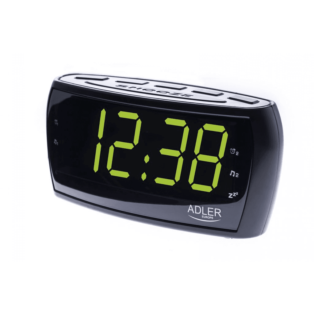 Rádiobudík Adler AD1121 FM AM LED, funkcia odloženia budenia