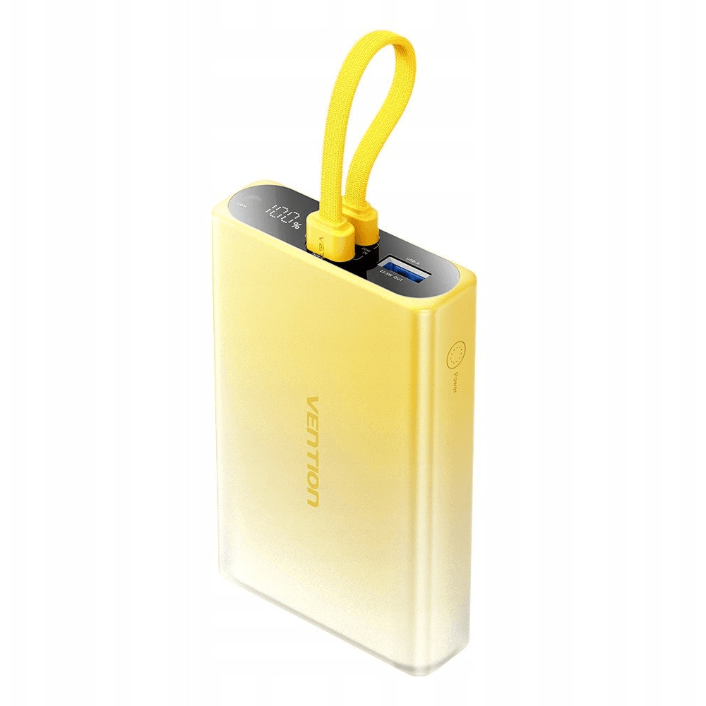 Powerbanka Vention 10000 mAh žltá