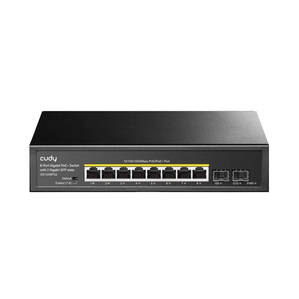 Prepínač CUDY GS1008PS2