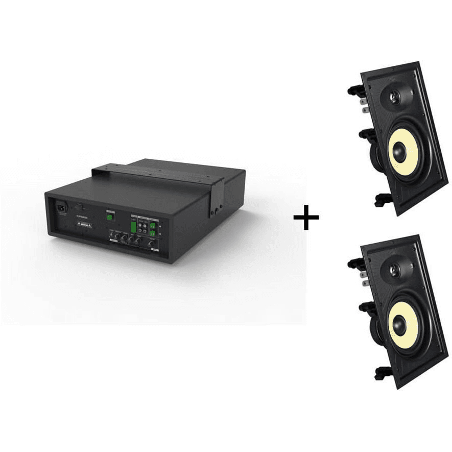 Vivolink Audiopack Subwoofer + 2 x premium in-wall speakers (Limited Bundle Pack Offer) Čierna Kábel 110 W