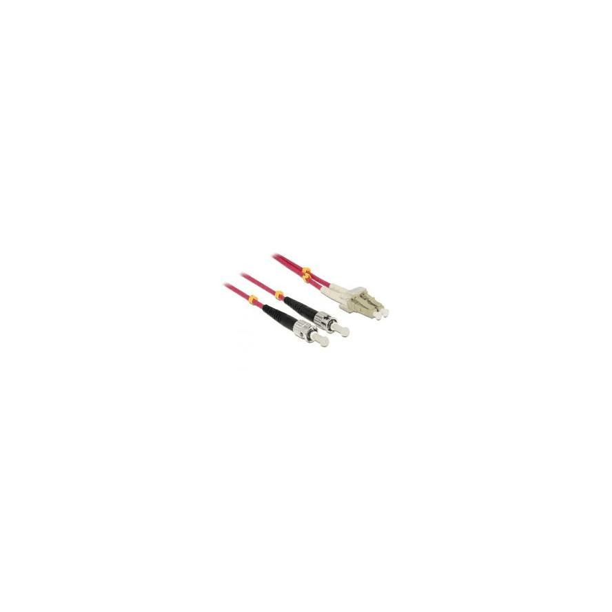 Vláknový kábel LC ST Multimode OM4 2 m Delock 84686