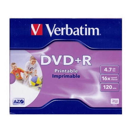 Verbatim DVD+R Printable 4,7 GB 1 kusov