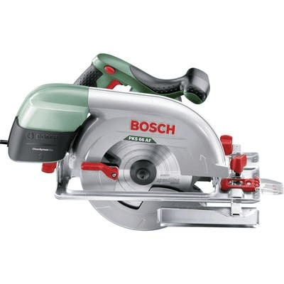 Bosch PKS 66 AF 19 cm Zelená, Červená, Strieborná 5000 ot/min 1600 W