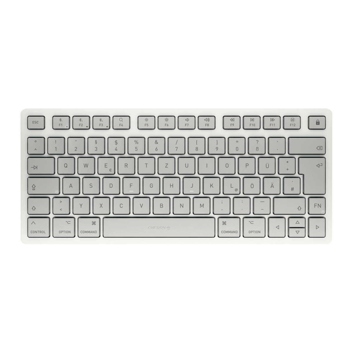 CHERRY JK-7110DE-25 klávesnica Domáci Bluetooth QWERTZ Nemecký Biela
