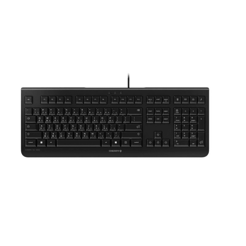 CHERRY KC 1000 klávesnica Univerzálne USB QWERTZ Taliansky Čierna