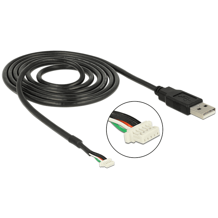 USB 2.0 prepojovací kábel pre kameru, 5-pin V5/V51, 1,5m, Delock 95987