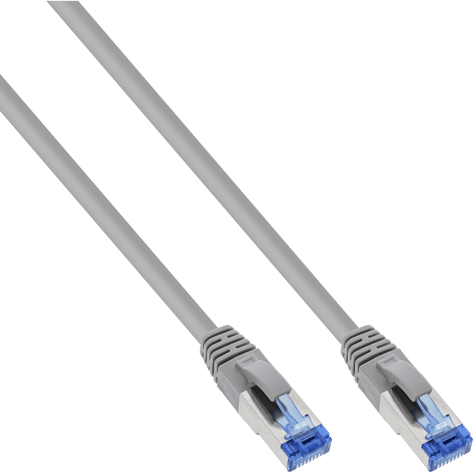 InLine 76821 sieťový kábel Šedá 0,25 m Cat6a S/FTP (S-STP)
