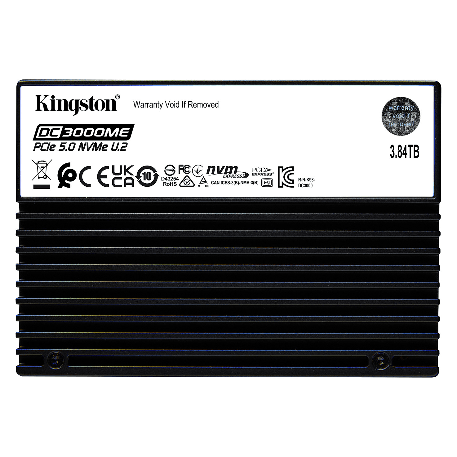 Kingston Technology DC3000ME 3,84 TB U.2 PCI Express 5.0 NVMe 3D eTLC