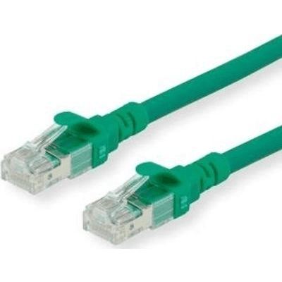 Patchcord Roline U/UTP 6a RJ45 / RJ45 0,5 m zelený