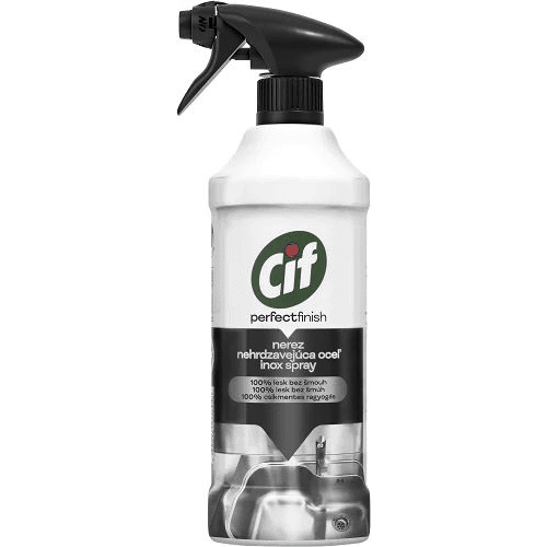 Cif čistiaci prostriedok na nehrdzavejúcu oceľ a digestory 435 ml