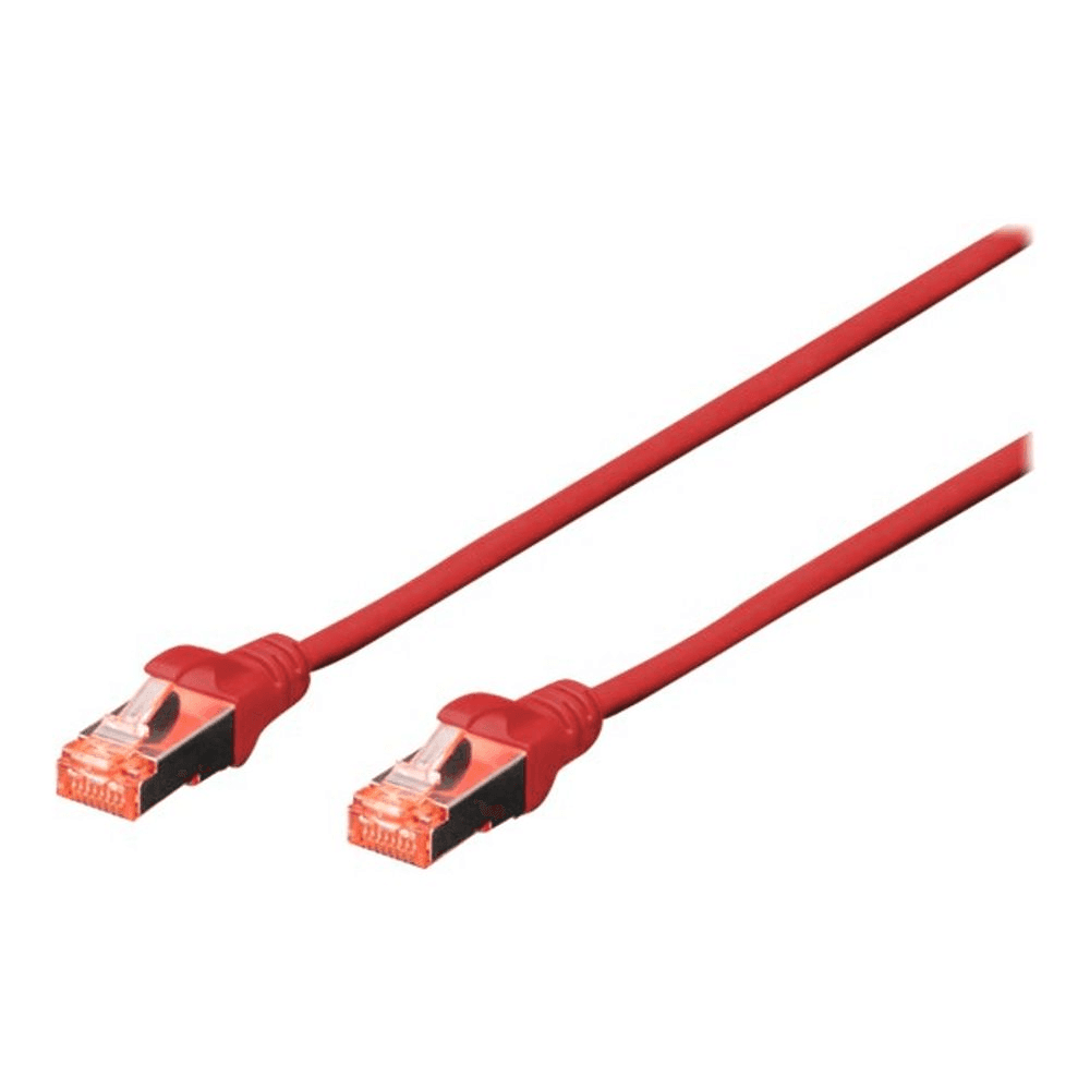 Digitus Professional sieťový kábel 2 m Cat6 S/FTP (S-STP) červený