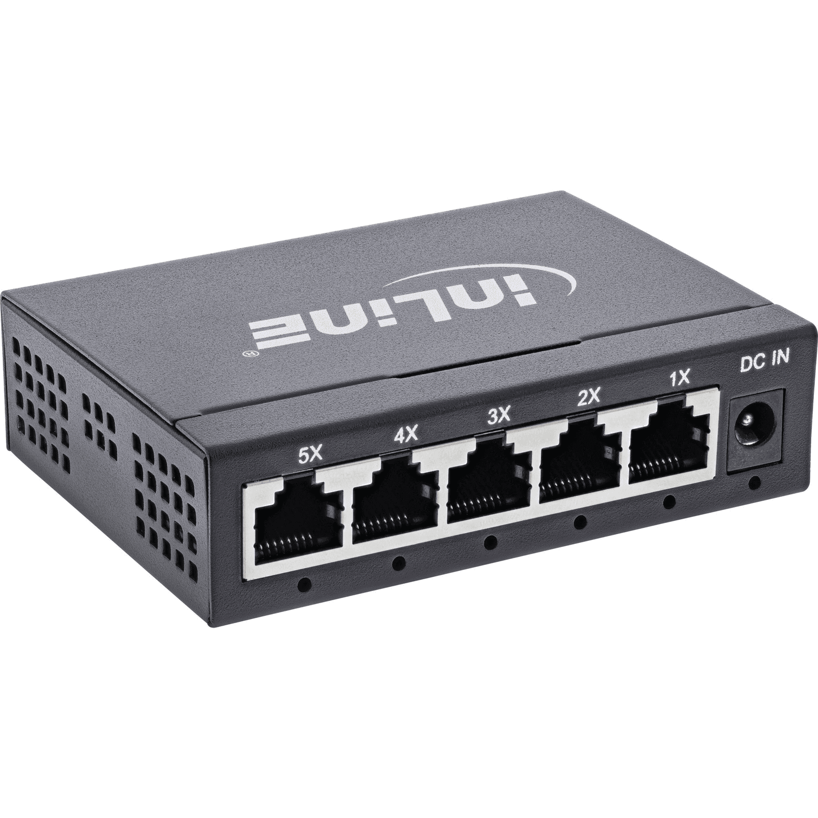 InLine 32305O sieťový prepínač Gigabit Ethernet (10/100/1000) Čierna