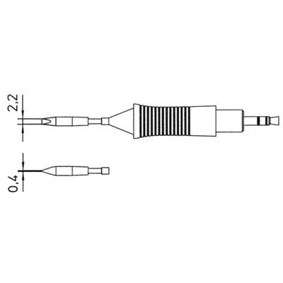 Hrot pre vykurovacie spájkovačky Weller RT8 T0054460899