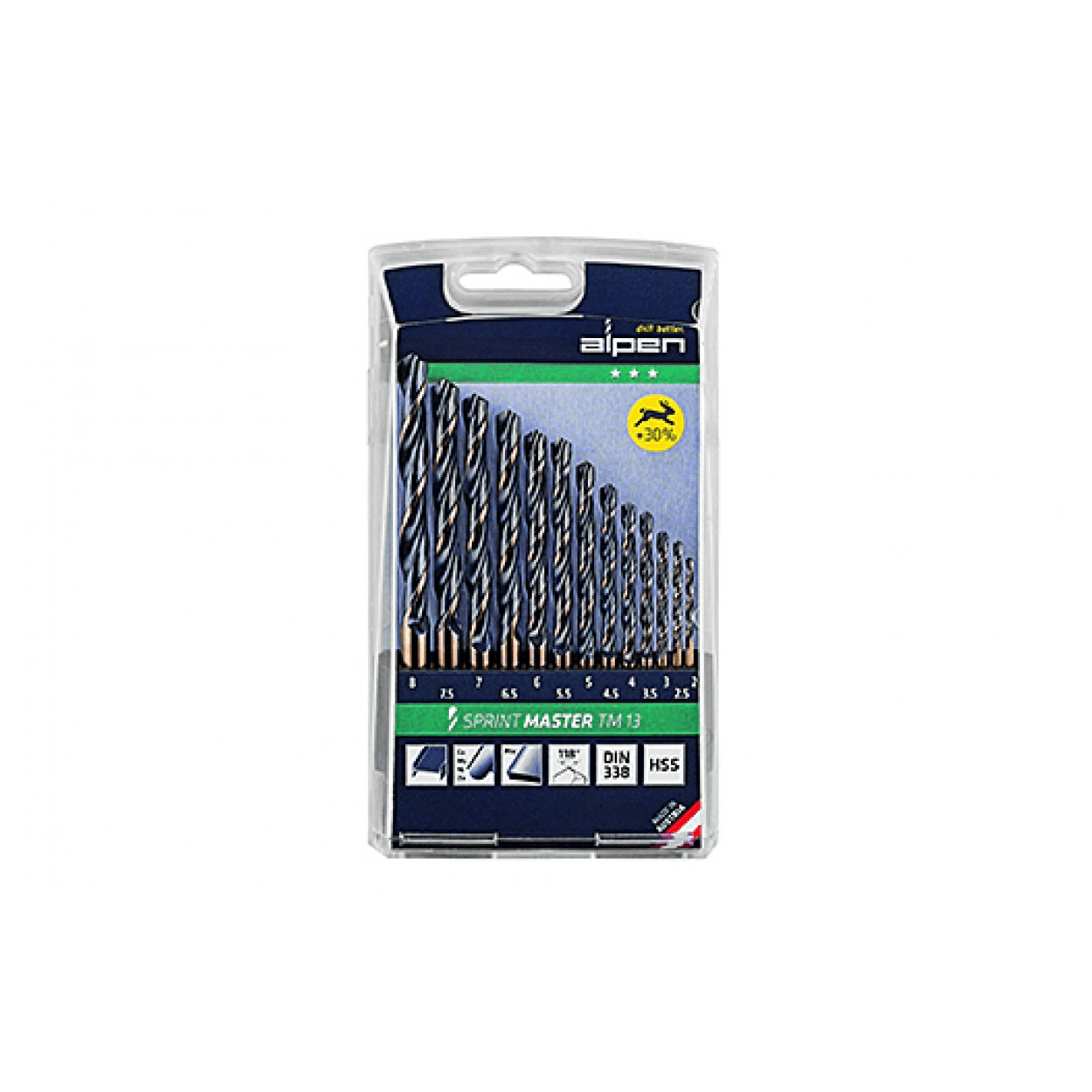 SADA VRTÁKOV ALPEN HSS SPRINTMASTER 2,0-8,0 13ks