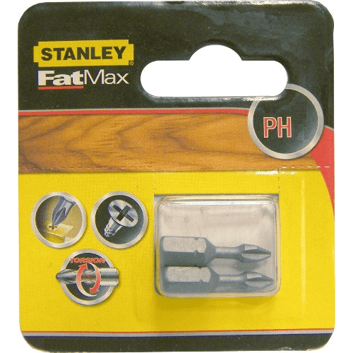 Sada bitov Stanley STA62020, 2 kusy, 25 mm